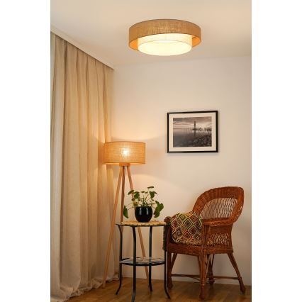 Brilagi - Plafonieră LED SHINE LED/24W/230V diam. 60 cm bej/crem