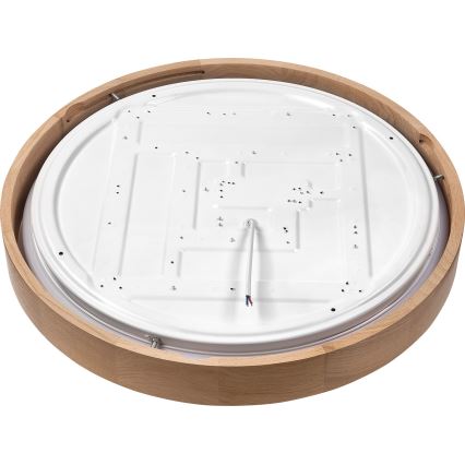 Brilagi - Plafonier LED reglabil MANAROLA SMART LED/36W/230V 2700-6500K stejar Ø 51 cm Wi-Fi + telecomandă Tuya