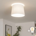 Brilagi - Plafonieră aplicată LED CERIA 1xE27/40W/230V Ø 30 cm albă