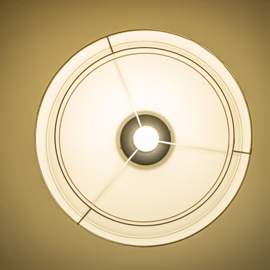 Brilagi - Plafonieră aplicată LED CERIA, 1xE27/40W/230V, Ø 50 cm, alb/bej