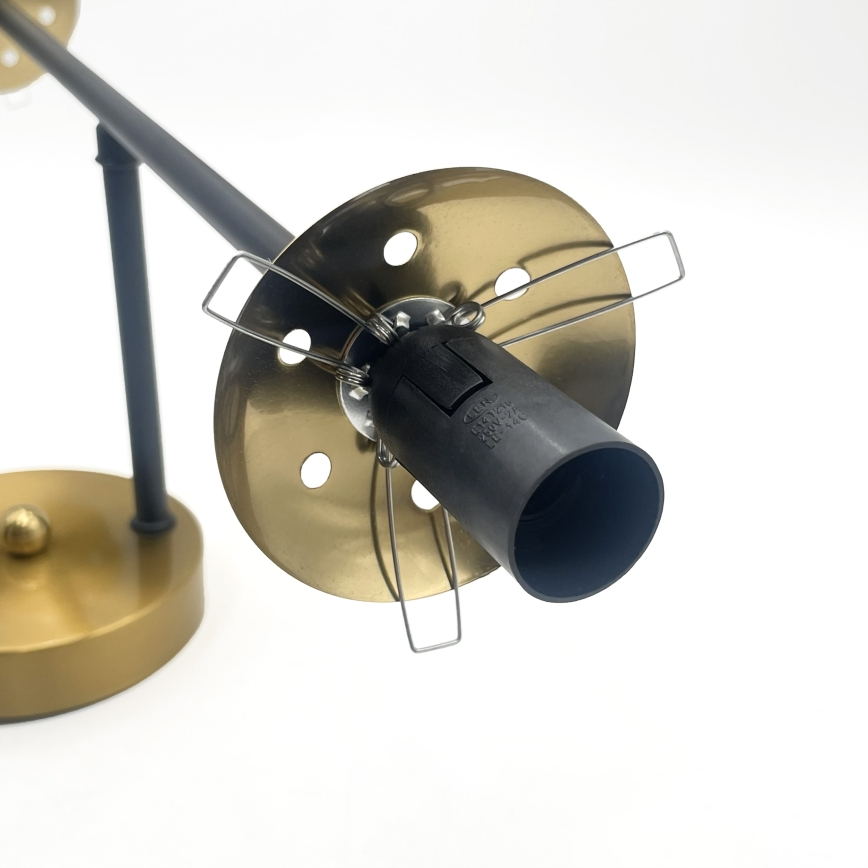 Brilagi - Plafonieră aplicată MALIVA 4xE14/15W/230V, aurie