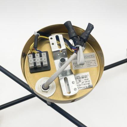 Brilagi - Plafonieră aplicată MALIVA 4xE14/15W/230V, aurie