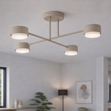 Brilagi - Plafonieră aplicată MONO 4x GX53/12W/230V, neagră