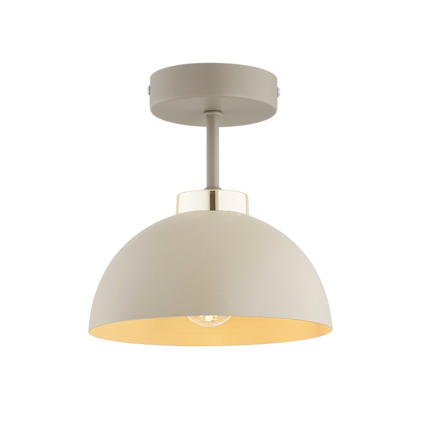 Brilagi - Plafonieră aplicată MOON 1xE27/60W/230V bej/auriu