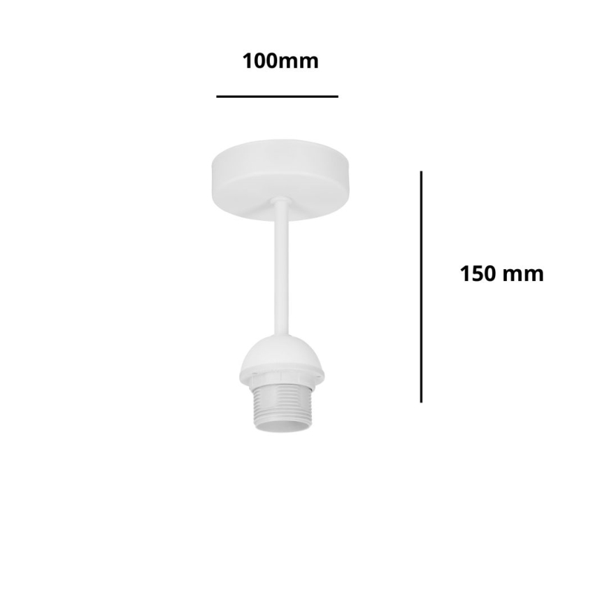 Brilagi - Plafonieră aplicată PARTY, 1xE27/60W/230V, Ø 10 cm, alb