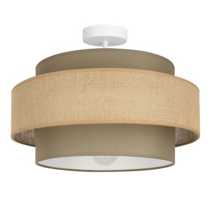 Brilagi - Plafonieră aplicată RESNA 1xE27/60W/230V, Ø 40 cm, maro/bej