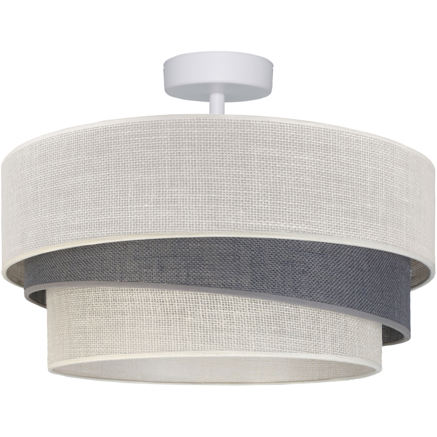 Brilagi - Plafonieră aplicată TRIO 1xE27/60W/230V, Ø 40 cm, crem/gri