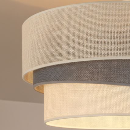 Brilagi - Plafonieră aplicată TRIO 1xE27/60W/230V, Ø 40 cm, crem/gri