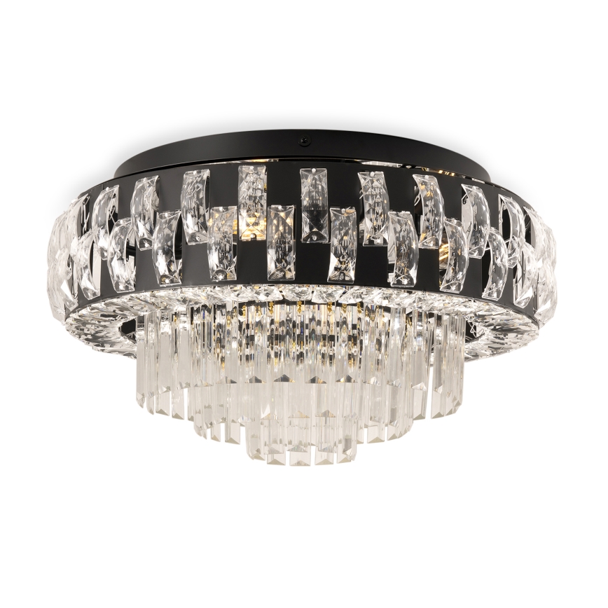 BRILAGI - Plafonieră AURELIA 5xE14/40W/230V Ø 50 cm neagră