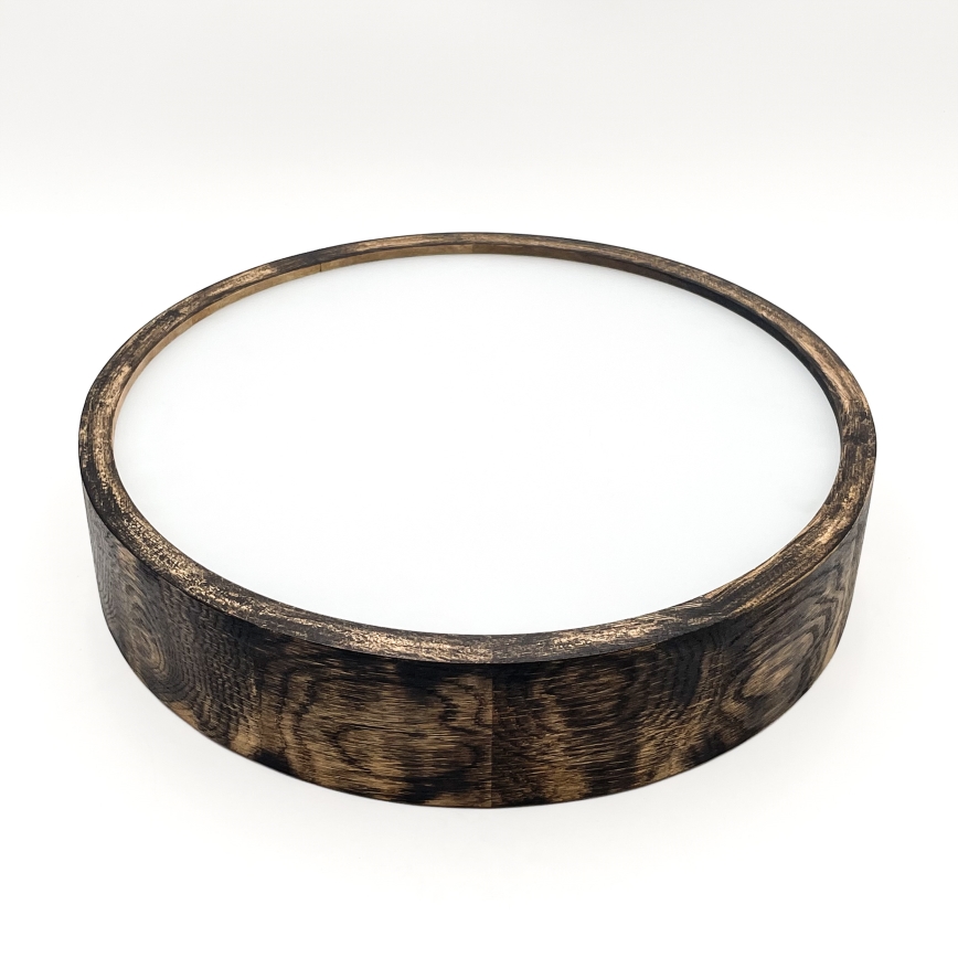 Brilagi - Plafonieră CARVALHO SMOKEY, 2xE27/60W/230V, stejar, Ø 37,5 cm