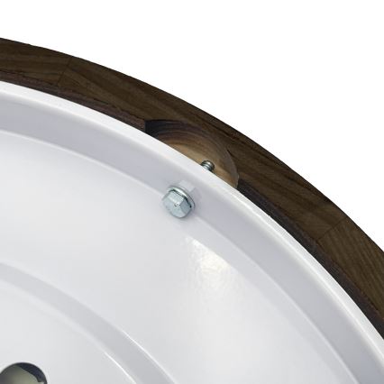 Brilagi - Plafonieră CARVALHO SMOKEY, 2xE27/60W/230V, stejar, Ø 37,5 cm