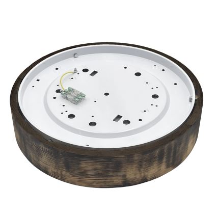 Brilagi - Plafonieră CARVALHO SMOKEY, 2xE27/60W/230V, stejar, Ø 37,5 cm