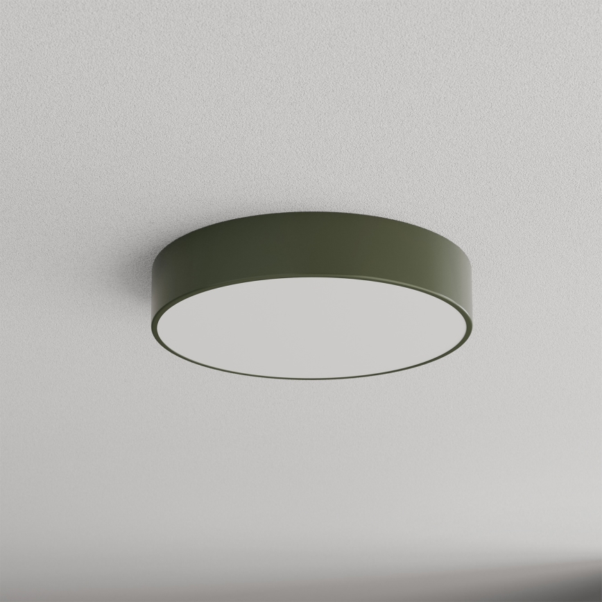 Brilagi - Plafonieră CLARE 3xE27/40W/230V Ø 40 cm khaki