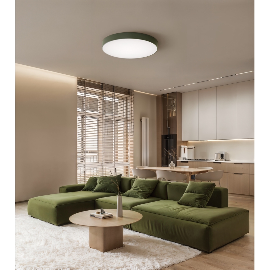 Brilagi - Plafonieră CLARE, 4x E27, max. 40 W, 230 V, Ø 50 cm, kaki