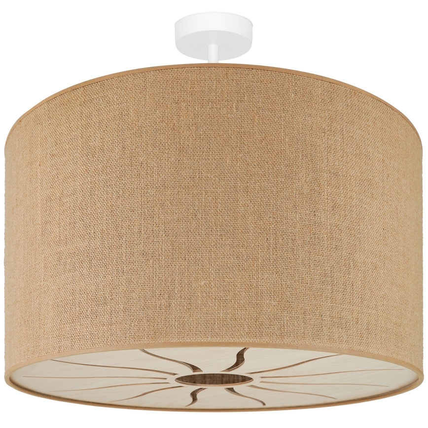 Brilagi - Plafonieră COUNTRY ROLLER 1xE27/15W/230V diametru 50 cm bej