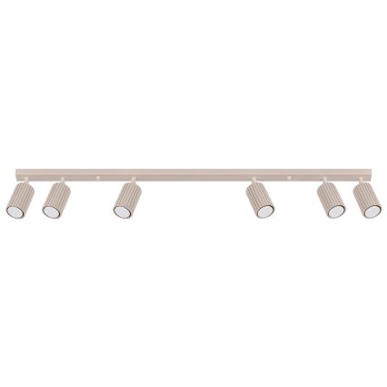 Brilagi - Plafonieră cu 6 spoturi LED CRESTO, GU10, 10W, 230V, taupe