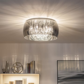 Brilagi - Plafonieră cu cristale LED JEWEL 6xG9/40W/230V Ø 50 cm