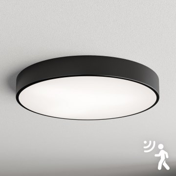 Brilagi - Plafonieră cu senzor CLARE, 5x E27/40W/230V, Ø 60 cm, neagră