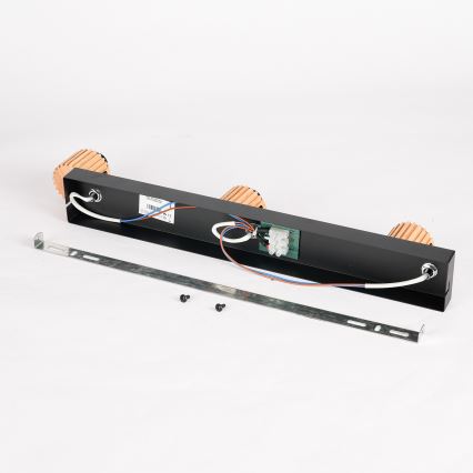 Brilagi - Plafonieră cu spoturi HYGGE 3xE14/15W/230V negru/fumuriu