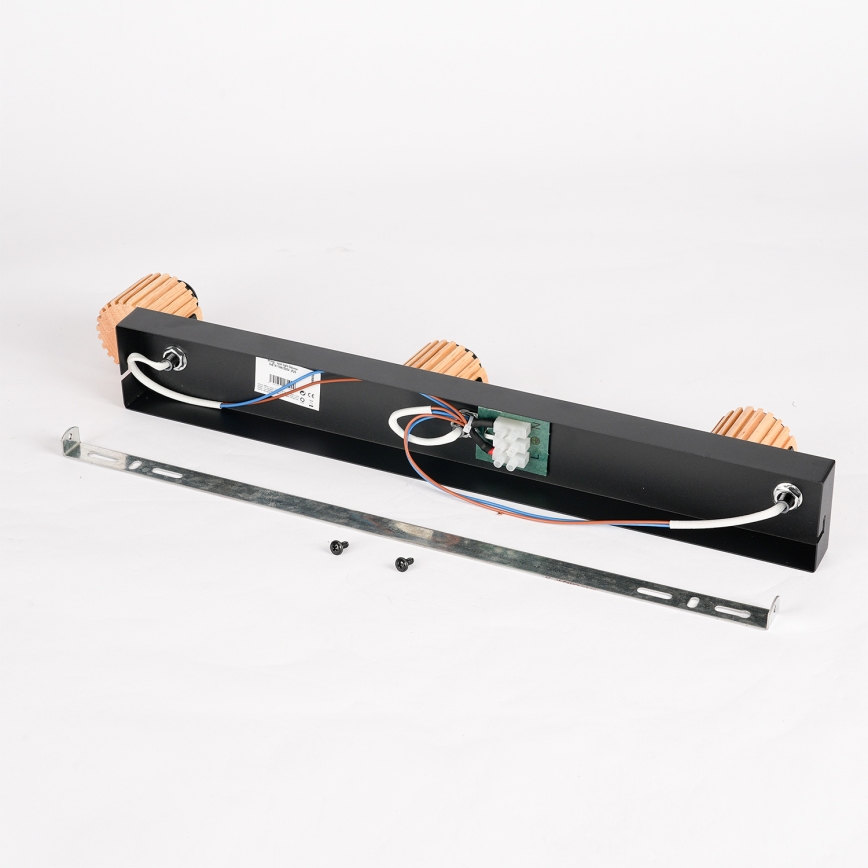 Brilagi - Plafonieră cu spoturi HYGGE 3xE14/15W/230V negru/fumuriu