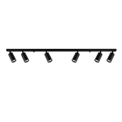 Brilagi - Plafonieră cu spoturi SELE DIAMANT 6xGU10/30W/230V negru