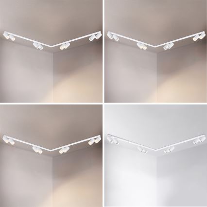 Brilagi - Plafonieră cu spoturi SELE LONG 8xGU10/30W/230V albă