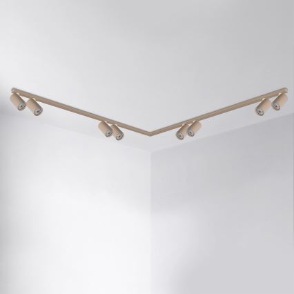 Brilagi - Plafonieră cu spoturi SELE LONG 8xGU10/30W/230V bej