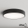 Brilagi - Plafonieră de baie CLARE, 4 x E27, max. 24 W, 230 V, diametru 50 cm, IP54, neagră