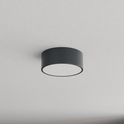 Brilagi - Plafonieră de baie cu senzor de mișcare și senzor crepuscular CLARE 1xE27/24W/230V Ø 20 cm antracit IP54