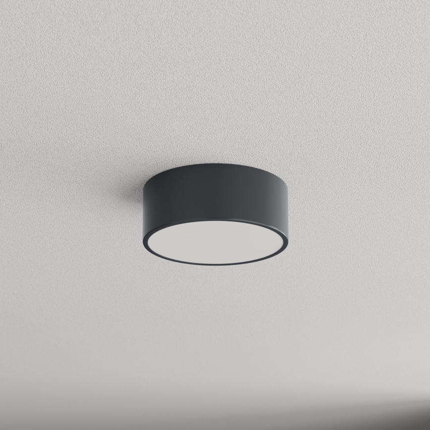 Brilagi - Plafonieră de baie cu senzor de mișcare și senzor crepuscular CLARE 1xE27/24W/230V Ø 20 cm antracit IP54
