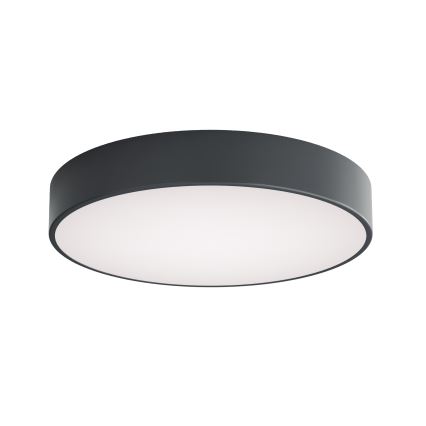 Brilagi - Plafonieră pentru baie cu senzor de mișcare și senzor crepuscular CLARE 4xE27/24W/230V Ø 50 cm antracit IP54