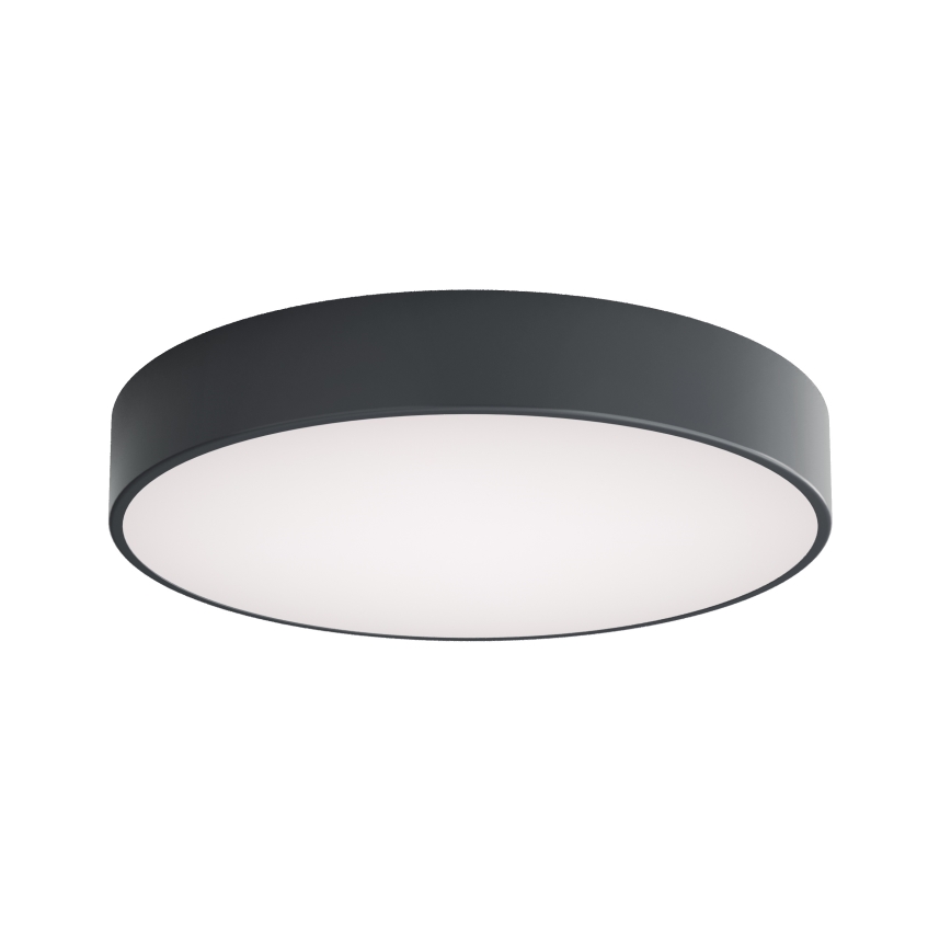 Brilagi - Plafonieră pentru baie cu senzor de mișcare și senzor crepuscular CLARE 4xE27/24W/230V Ø 50 cm antracit IP54