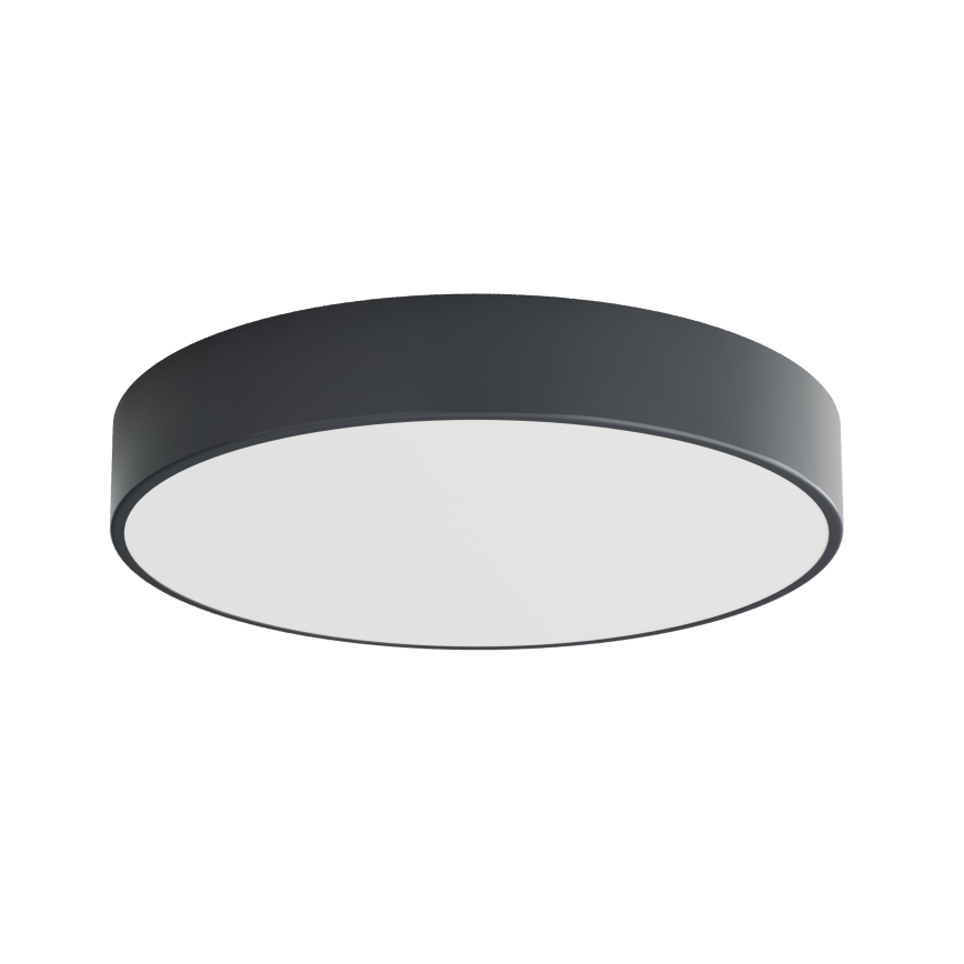 Brilagi - Plafonieră pentru baie cu senzor de mișcare și senzor crepuscular CLARE 4xE27/24W/230V Ø 50 cm antracit IP54