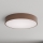 Brilagi - Plafonieră de baie CLARE cu senzor de mișcare și senzor crepuscular, 4xE27/24W/230V, Ø 50 cm, maro, IP54
