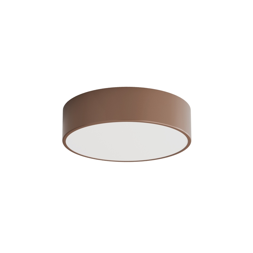 Brilagi - Plafonieră de baie cu senzor de mișcare și senzor crepuscular CLARE 2xE27/24W/230V Ø 30 cm maro IP54