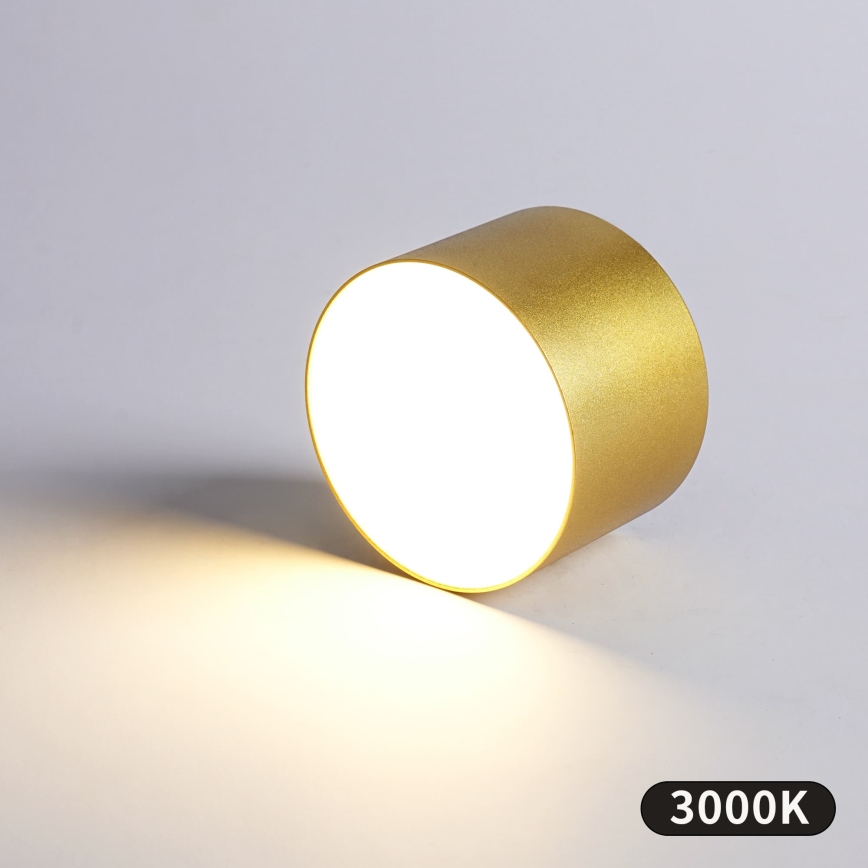 BRILAGI - Plafonieră pentru baie FORIS LED/9W/230V Ø 9 cm auriu IP44 CRI 90