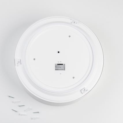 Brilagi - Plafonieră de baie POOL, 3x E27, 15W, 230V, Ø 40 cm, IP54, alb