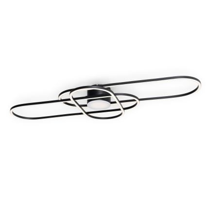 BRILAGI - Plafonieră LED dimabilă APOLLO LED/58W/230V 3000-6500K 43,2x101,2 cm neagră + telecomandă