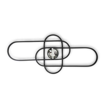 BRILAGI - Plafonieră LED dimabilă APOLLO LED/58W/230V 3000-6500K 43,2x101,2 cm neagră + telecomandă