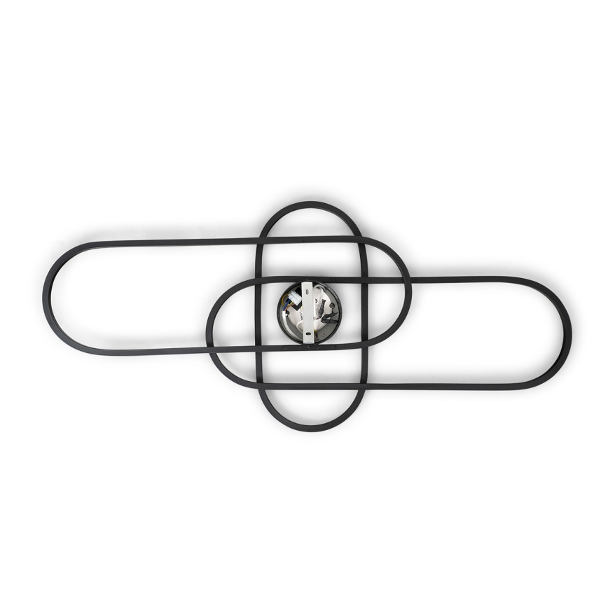 BRILAGI - Plafonieră LED dimabilă APOLLO LED/58W/230V 3000-6500K 43,2x101,2 cm neagră + telecomandă