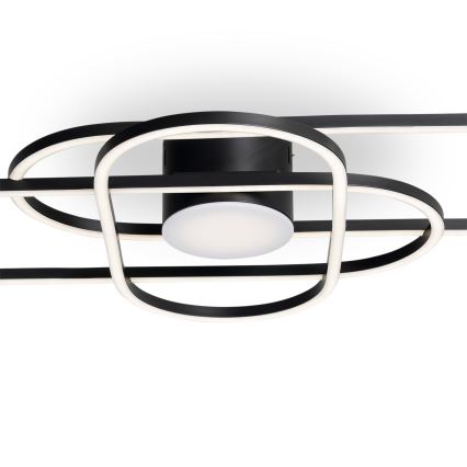 BRILAGI - Plafonieră LED dimabilă APOLLO LED/58W/230V 3000-6500K 43,2x101,2 cm neagră + telecomandă