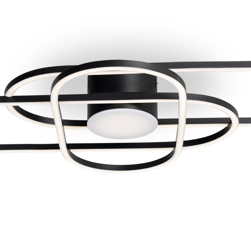 BRILAGI - Plafonieră LED dimabilă APOLLO LED/58W/230V 3000-6500K 43,2x101,2 cm neagră + telecomandă