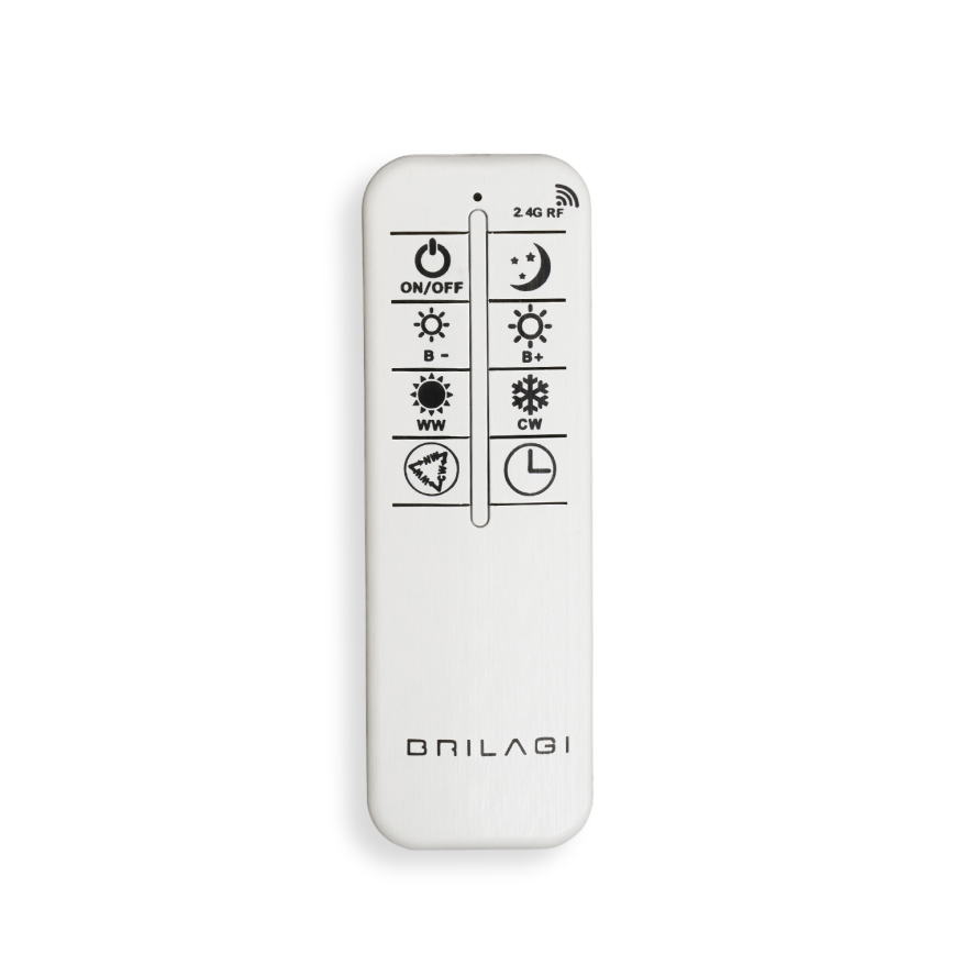 BRILAGI - Plafonieră LED dimabilă APOLLO LED/58W/230V 3000-6500K 43,2x101,2 cm neagră + telecomandă