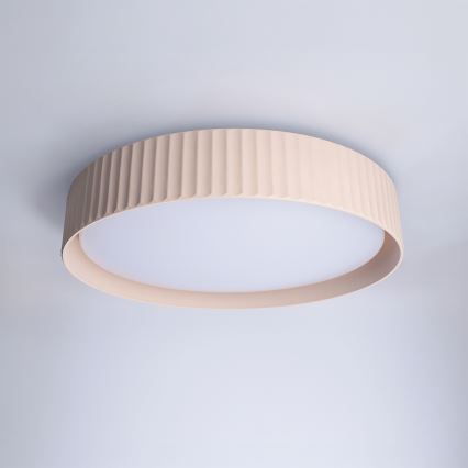 Brilagi - Plafonieră LED dimabilă LUCIA LED/48W/230V 3000-6500K Ø 41 cm bej + telecomandă