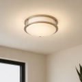 Brilagi - Plafonieră ELARO 2xE27/40W/230V Ø 26 cm aurie