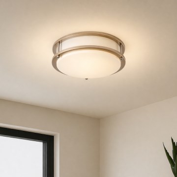 Brilagi - Plafonieră ELARO 2xE27/40W/230V Ø 26 cm aurie