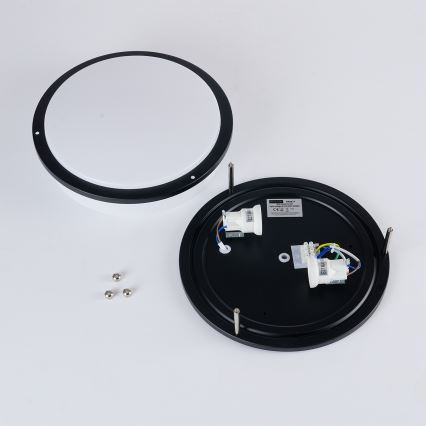 Brilagi - Plafonieră ELARO, 2xE27/40W/230V, Ø 26 cm, neagră