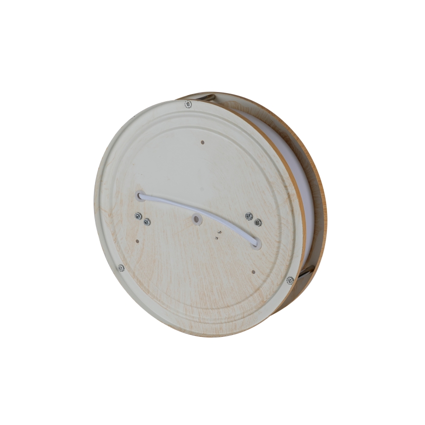 Brilagi - Plafonieră ELARO 2xE27/40W/230V Ø26 cm, finisaj lemn