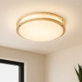 Brilagi - Plafonieră ELARO 4xE27/40W/230V, Ø 41 cm, finisaj lemn