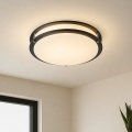 Brilagi - Plafonieră ELARO 4xE27/40W/230V Ø 41 cm, negru